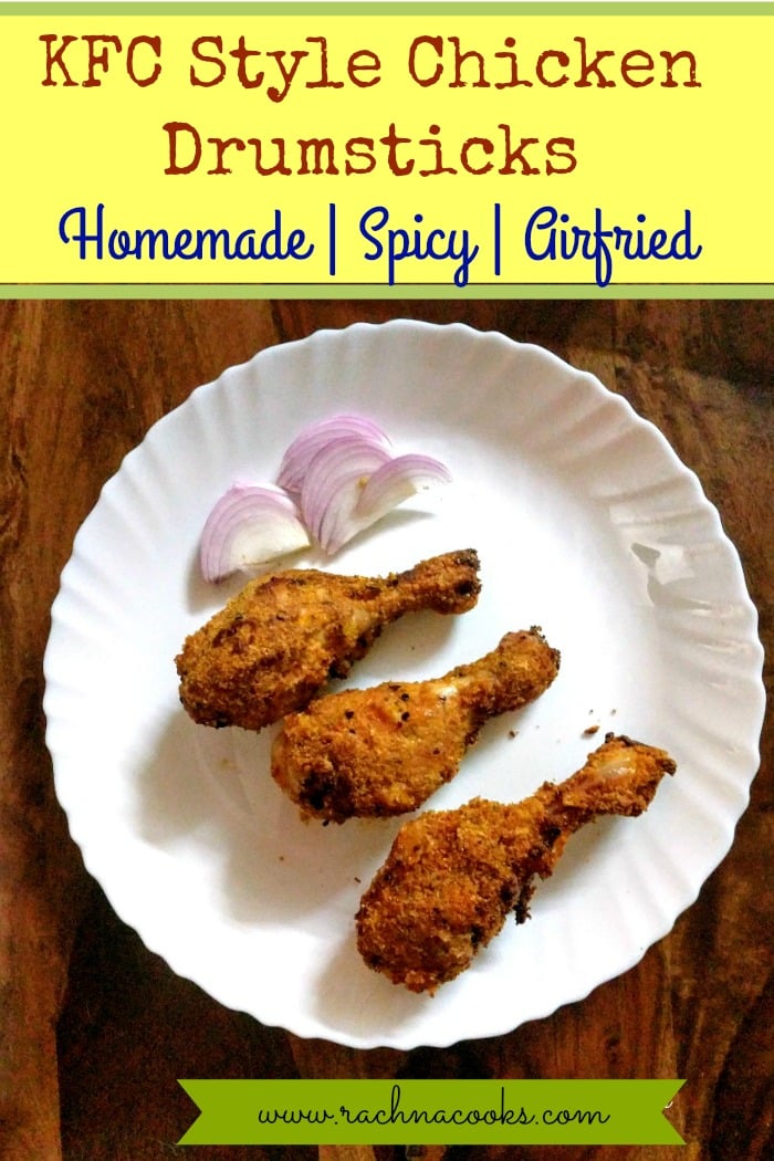 kfc style chicken drumsticks airfryer