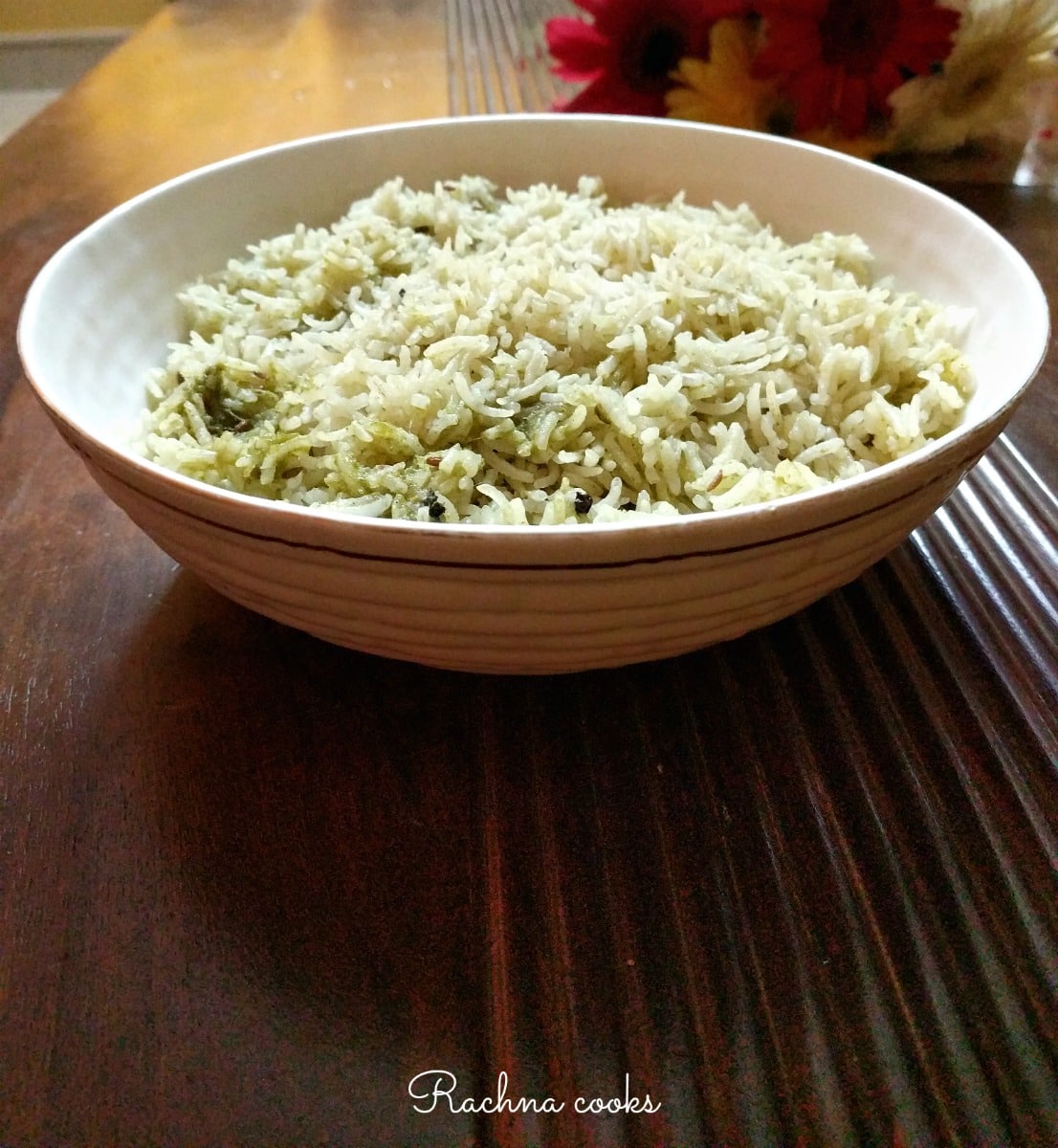 mint pulao mint rice