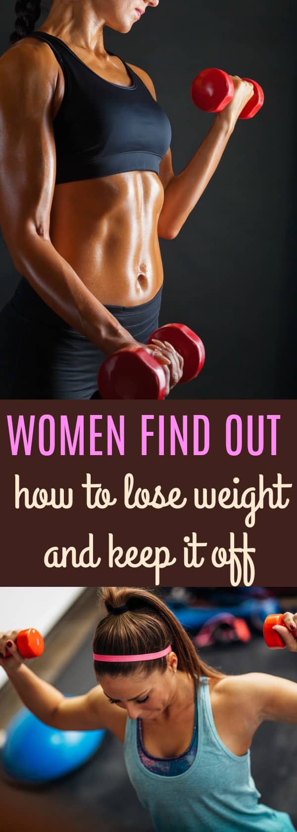 women lift weights