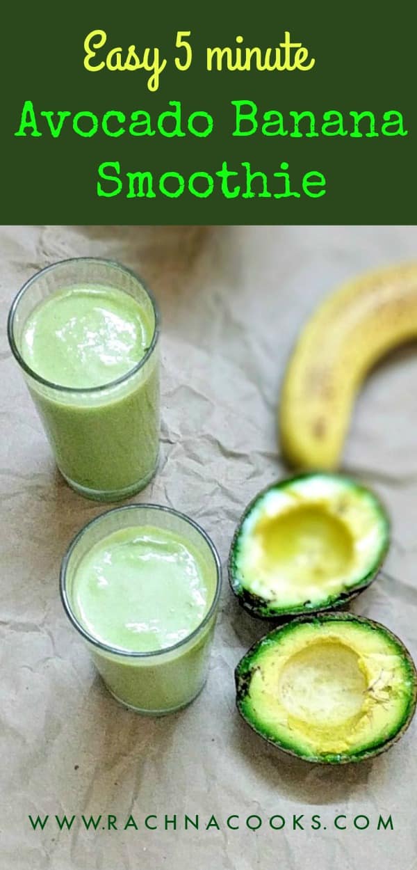 avocado and banana smoothie