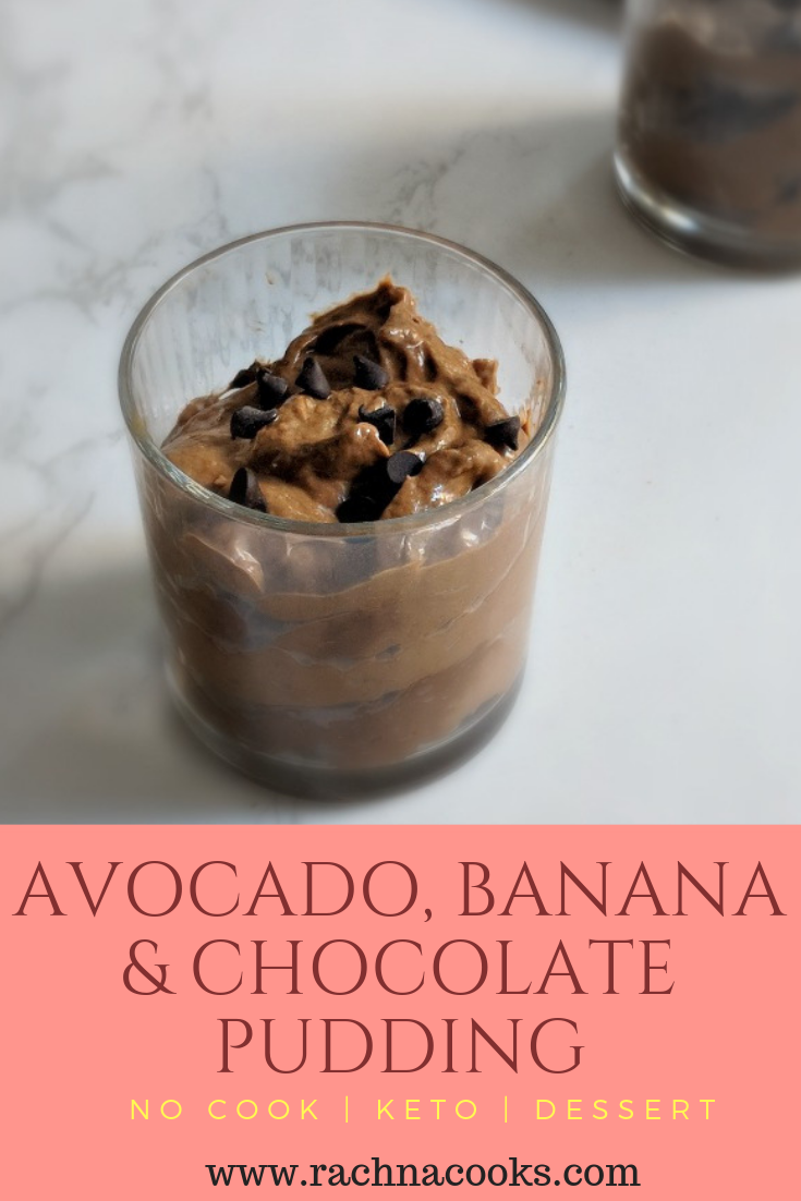avocado banana chocolate pudding 