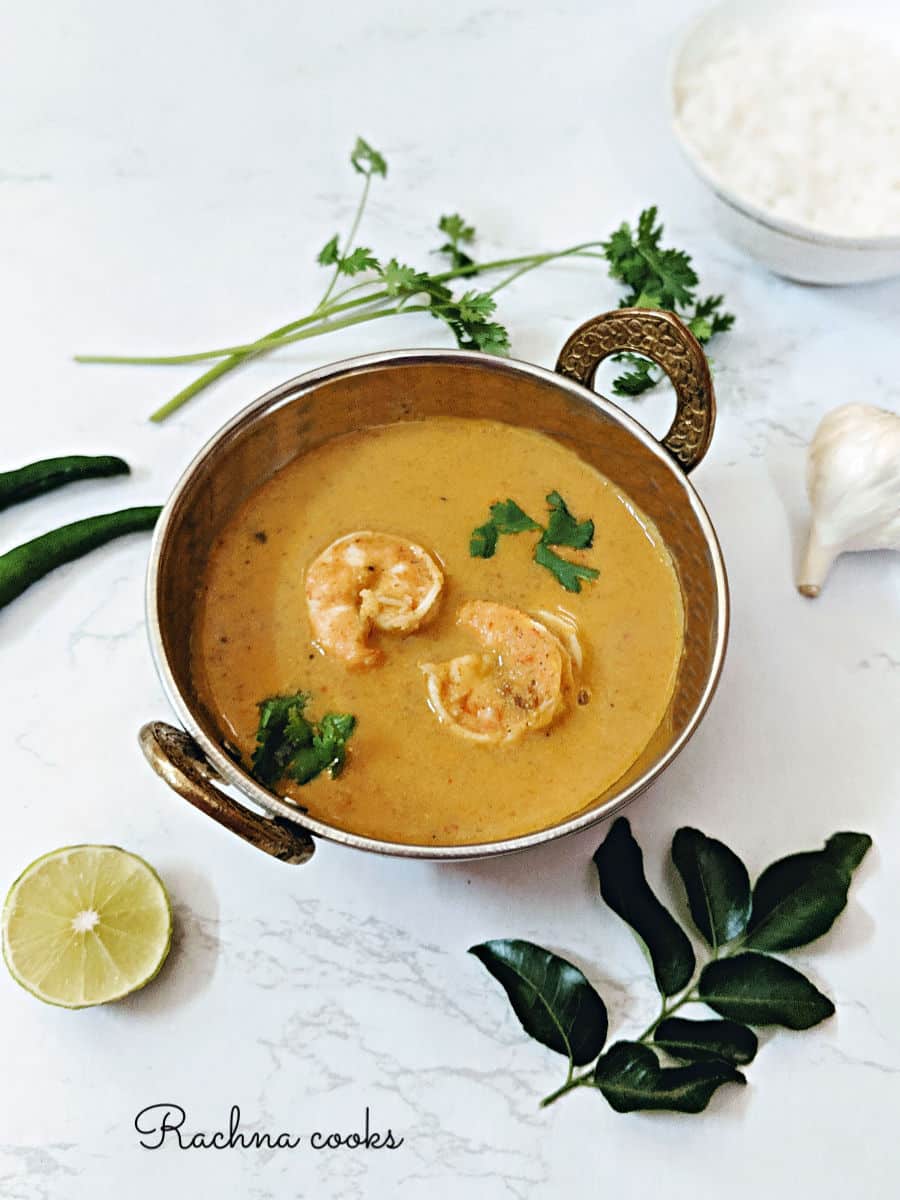 Indian shrimp curry recipe 