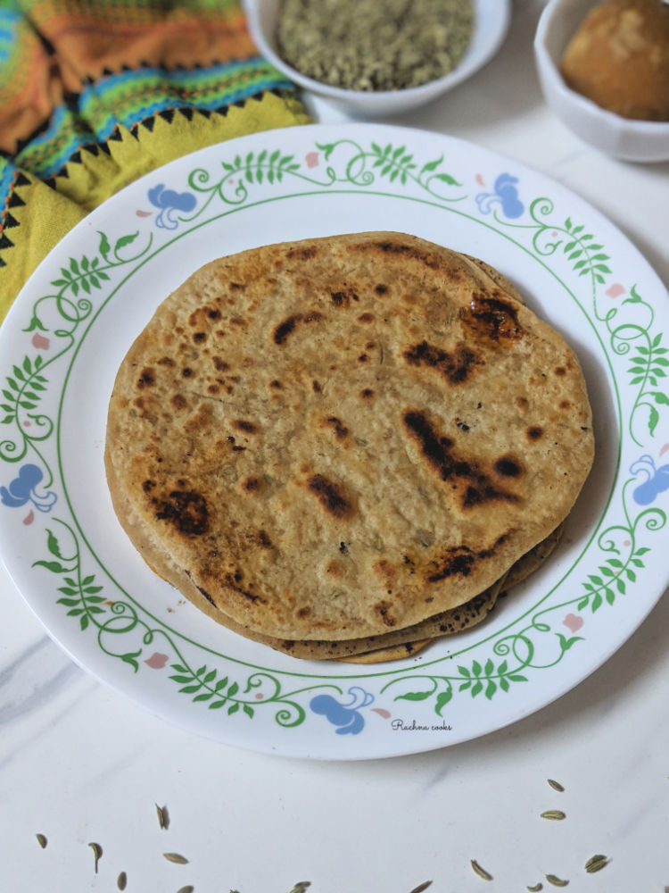 til aur gur ka paratha