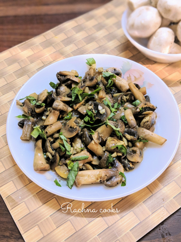 mushroom stir fry