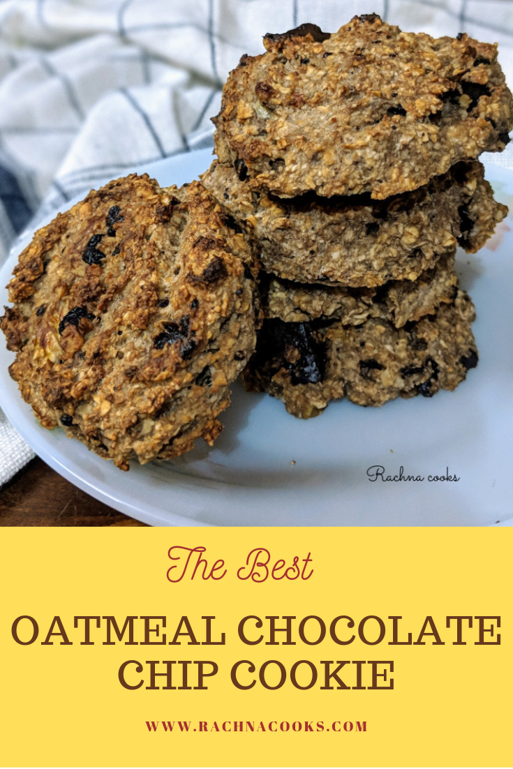 healthy oatmeal cookie