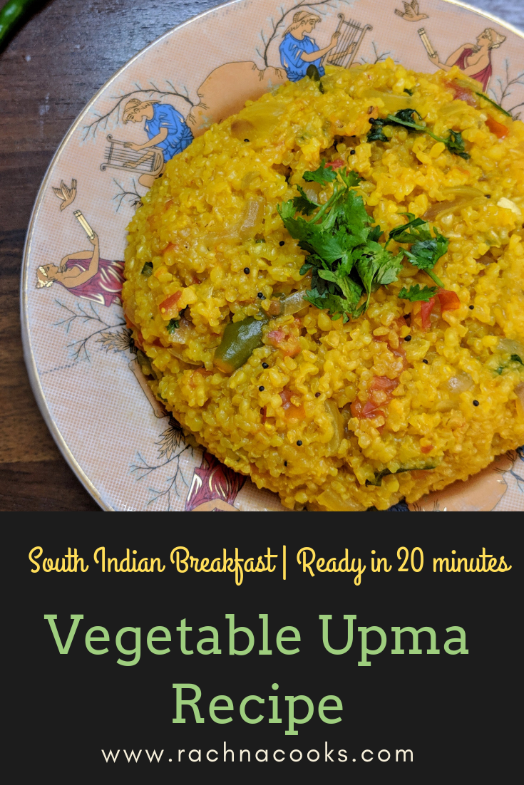 vegetable upma recipe