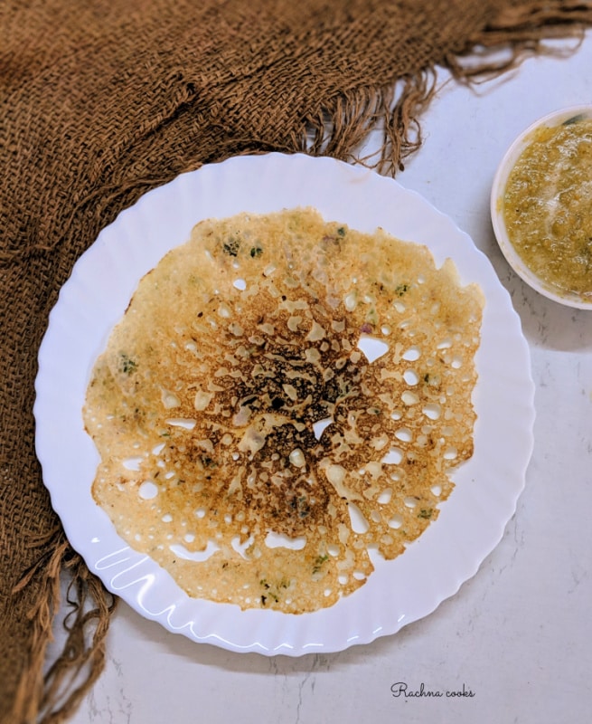 crispy rava dosa