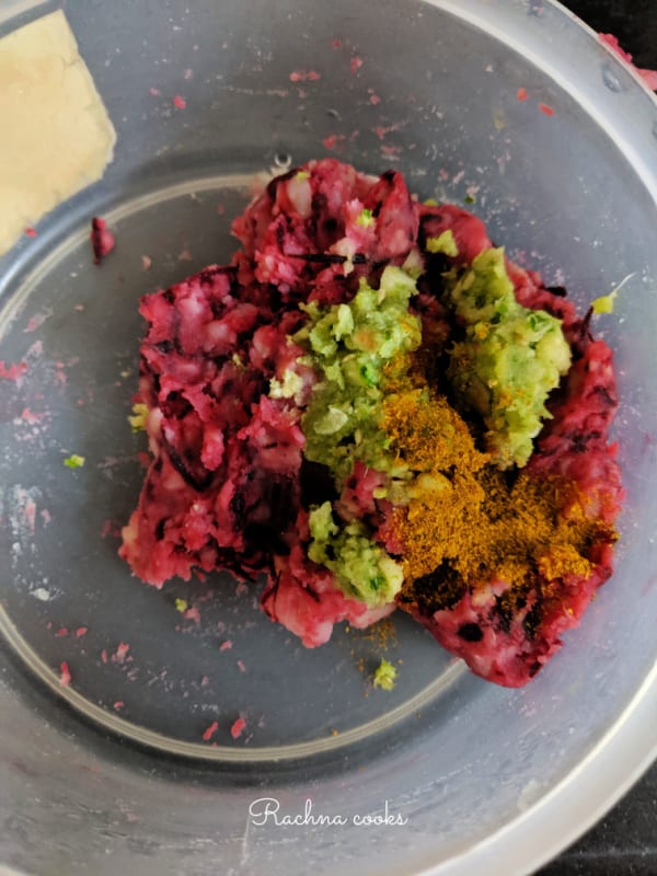 beetroot cutlet