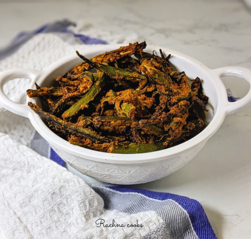 kurkuri bhindi without frying