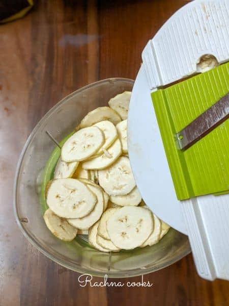 Air fryer plantain chips