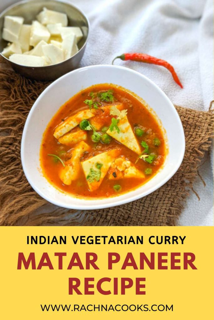 matar paneer curry